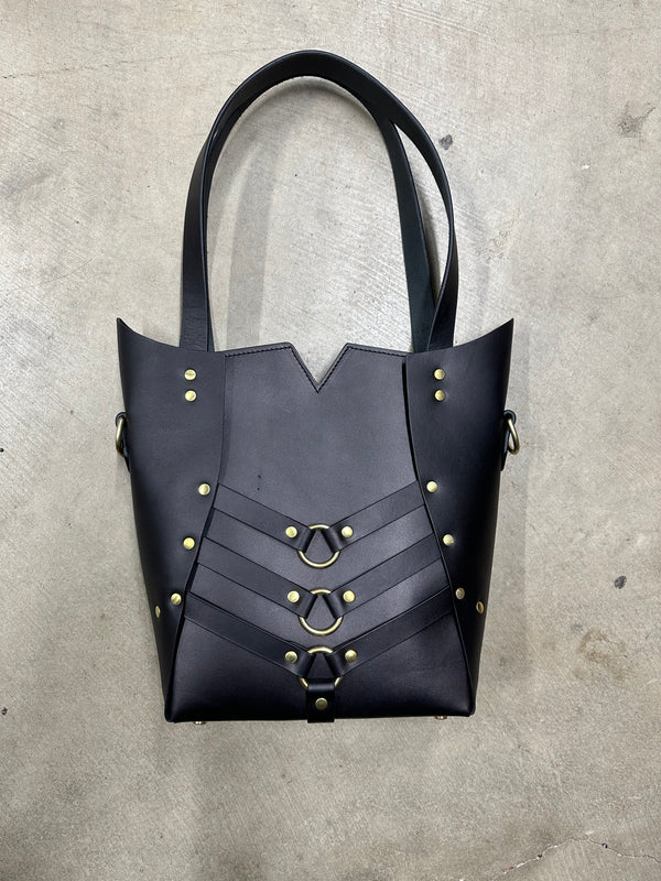 PALLAS TOTE - Ornamental Leather Tote Bag - Handmade in the USA - SEEL