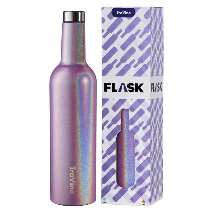 TRAVINO INSULATED WINE FLASK - ULTRA VIOLET