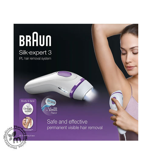 BRAUN Laser hair remover Silk expert PL-3000 Three steps AND