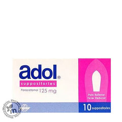 Adol Suppositories 125 Mg