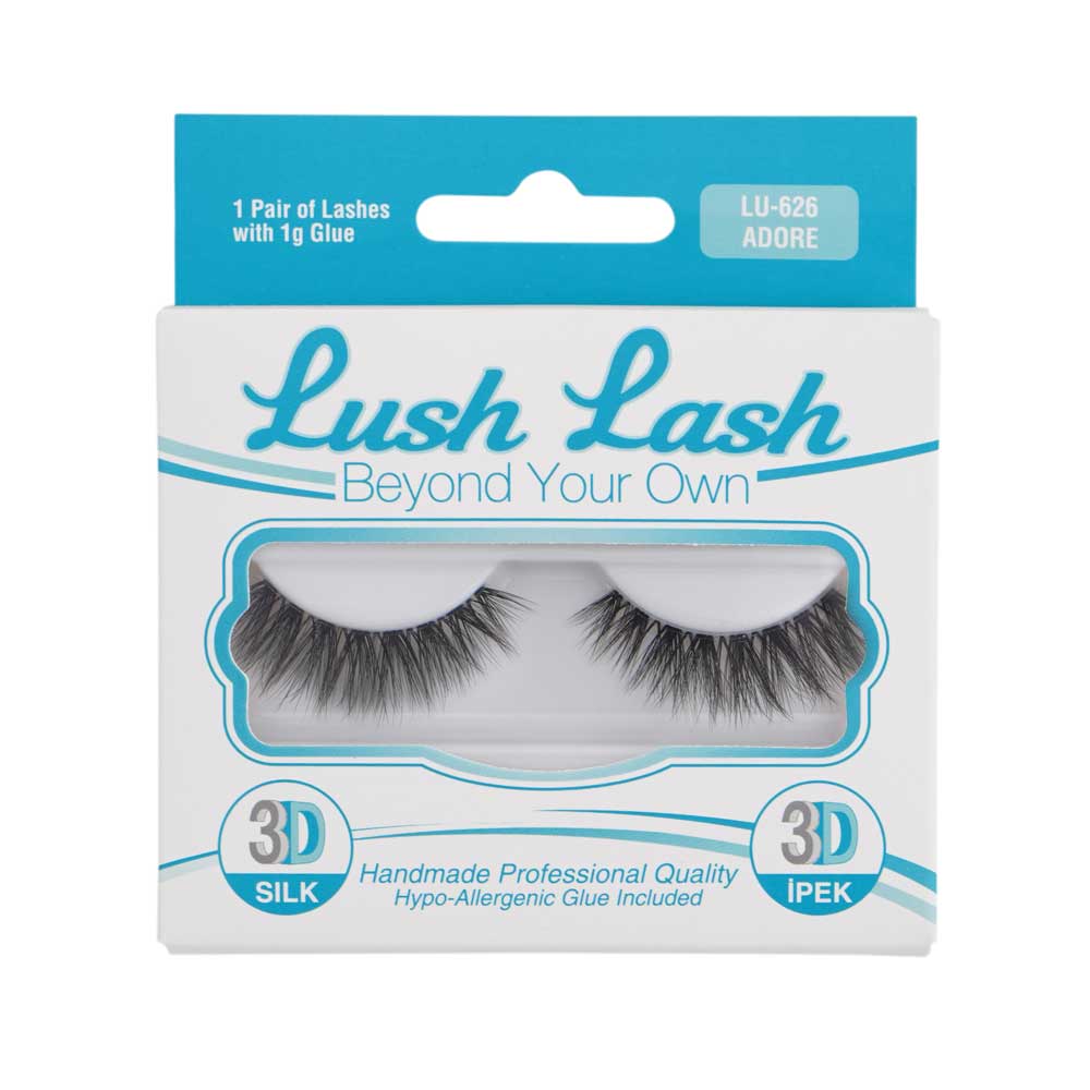 Rep Lush Lash LU-626 False Eyelashes Adore 3D Silk – Medicina Online ...