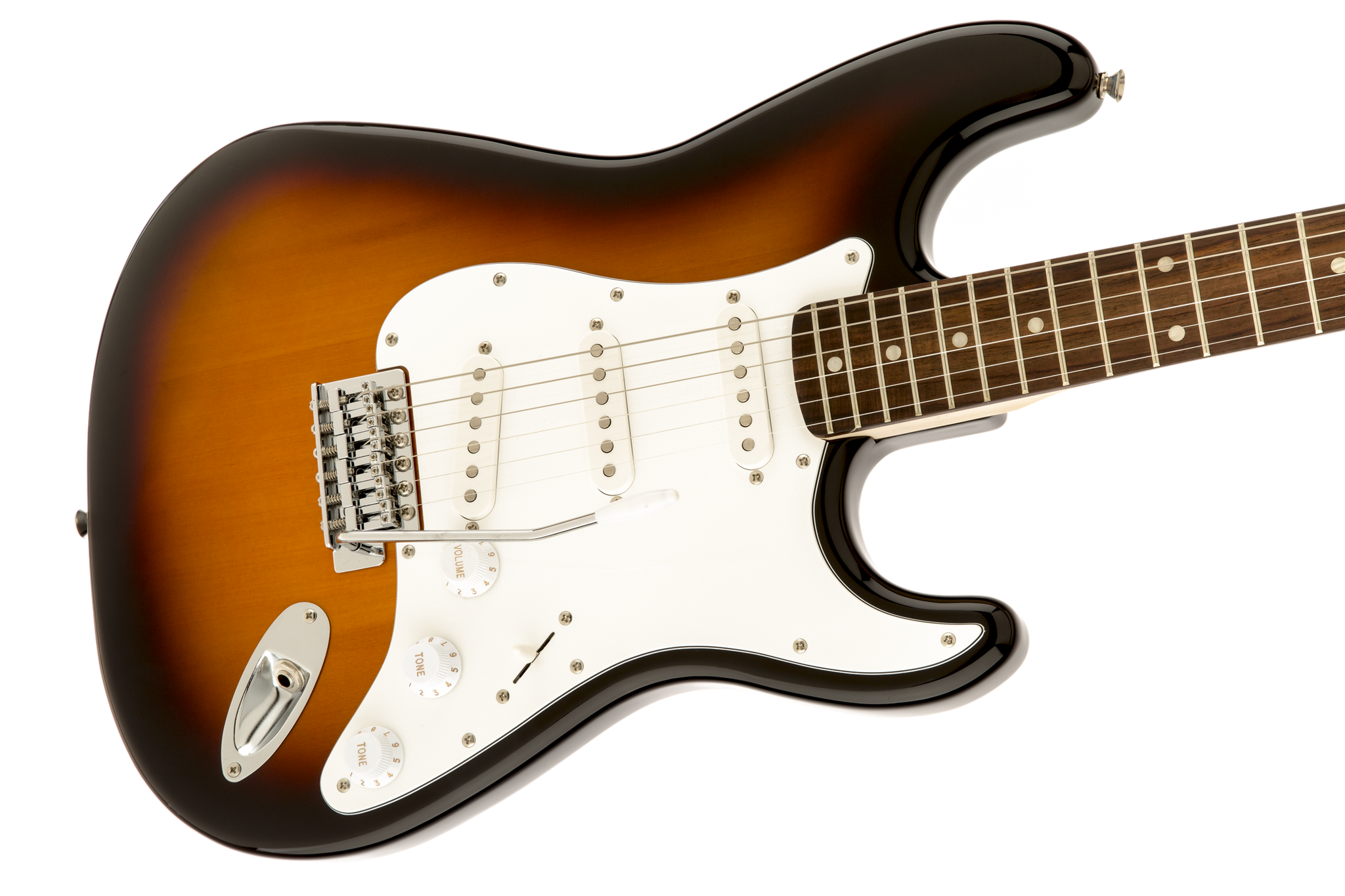 squier affinity strat brown sunburst