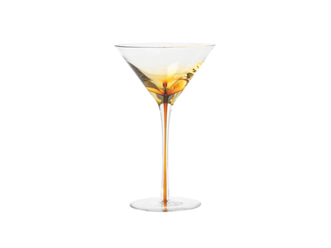 Broste Copenhagen Amber Martini Glass