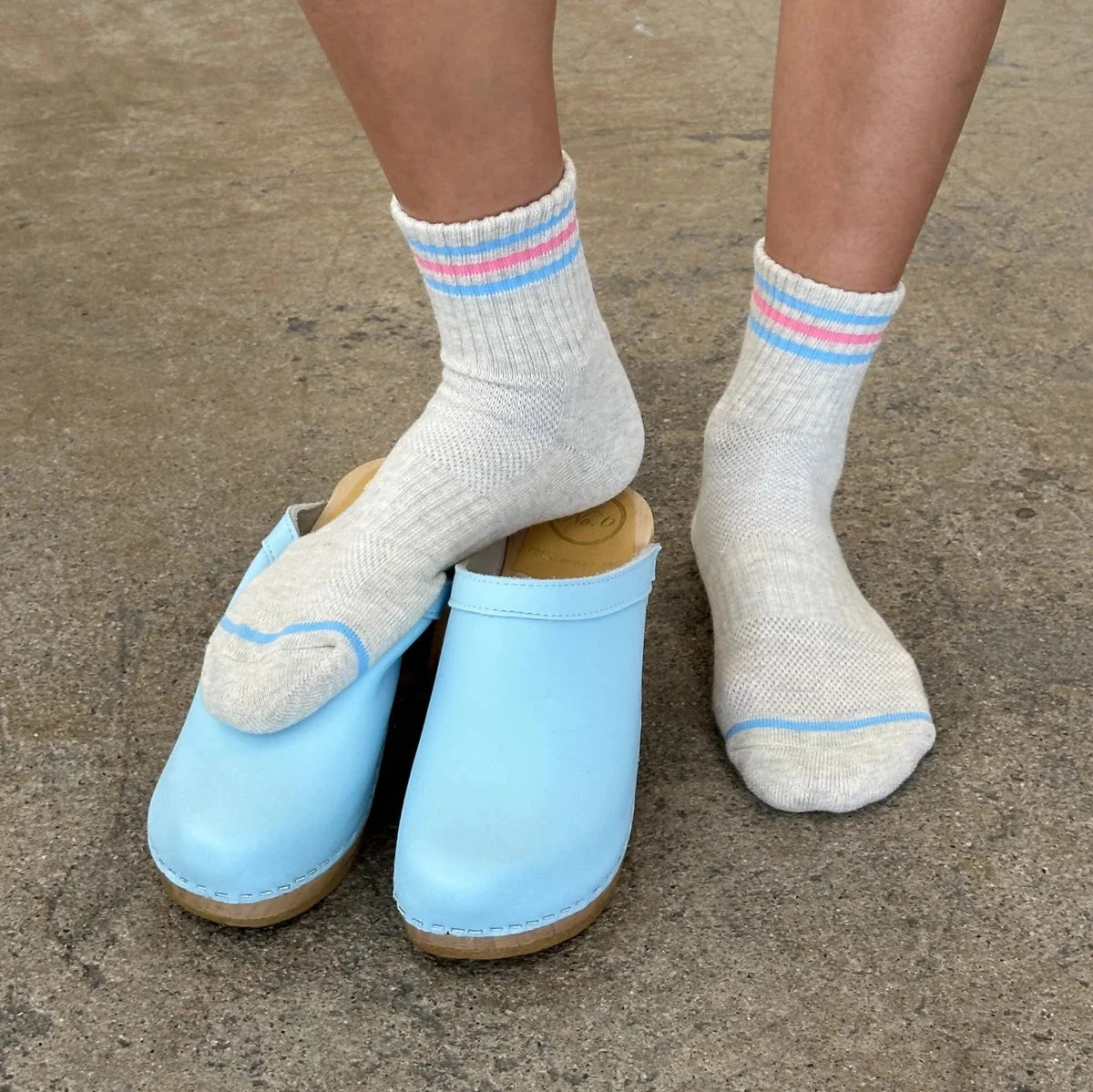 Bright Grey Socks for Your Girlfriend