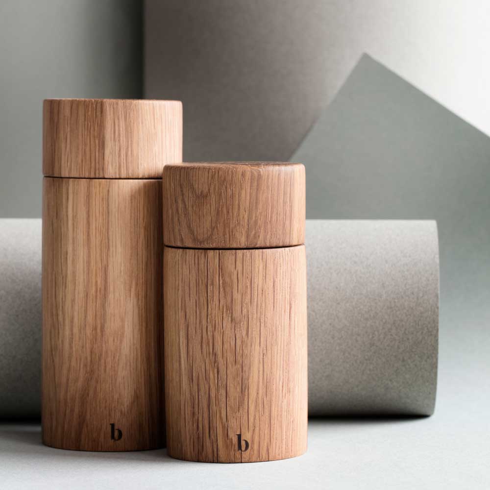 wood salt & pepper grinders