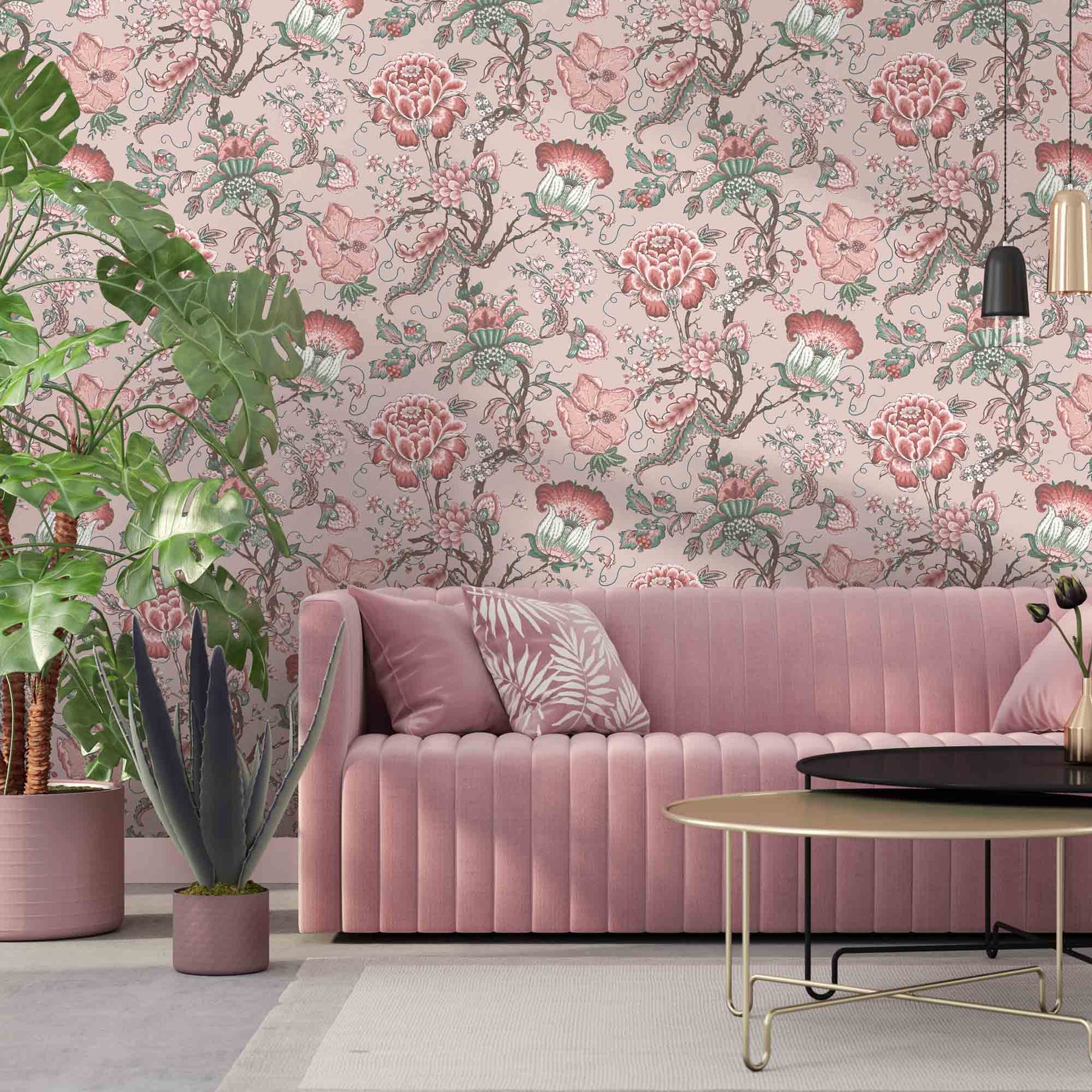 Yasuni Blush Wallpaper  Pink Wallpaper  Graham  Brown