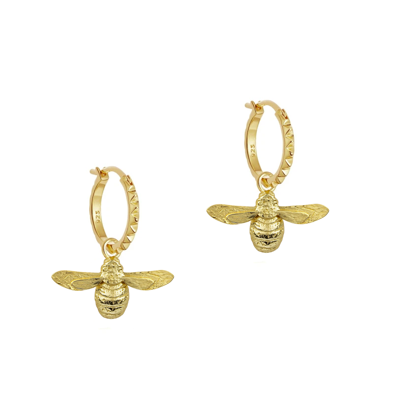 Bee hoop earrings – Ivy Rose London