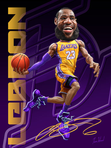 lebron james lakers posters