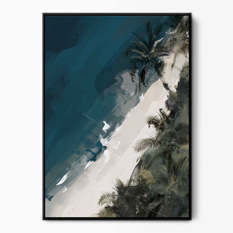 Beach Days Framed Canvas Art