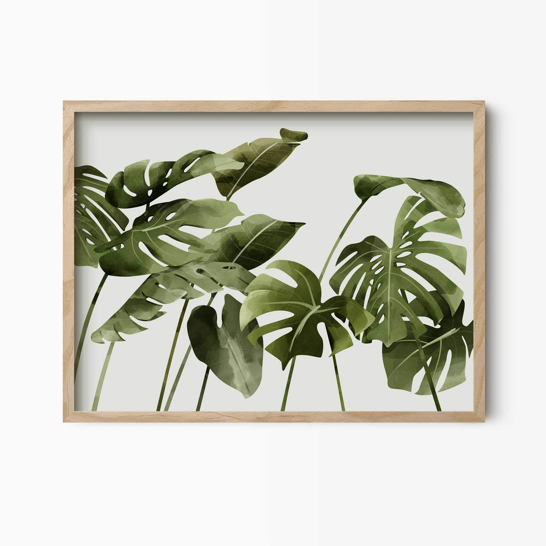 Monstera Leaf Art Print