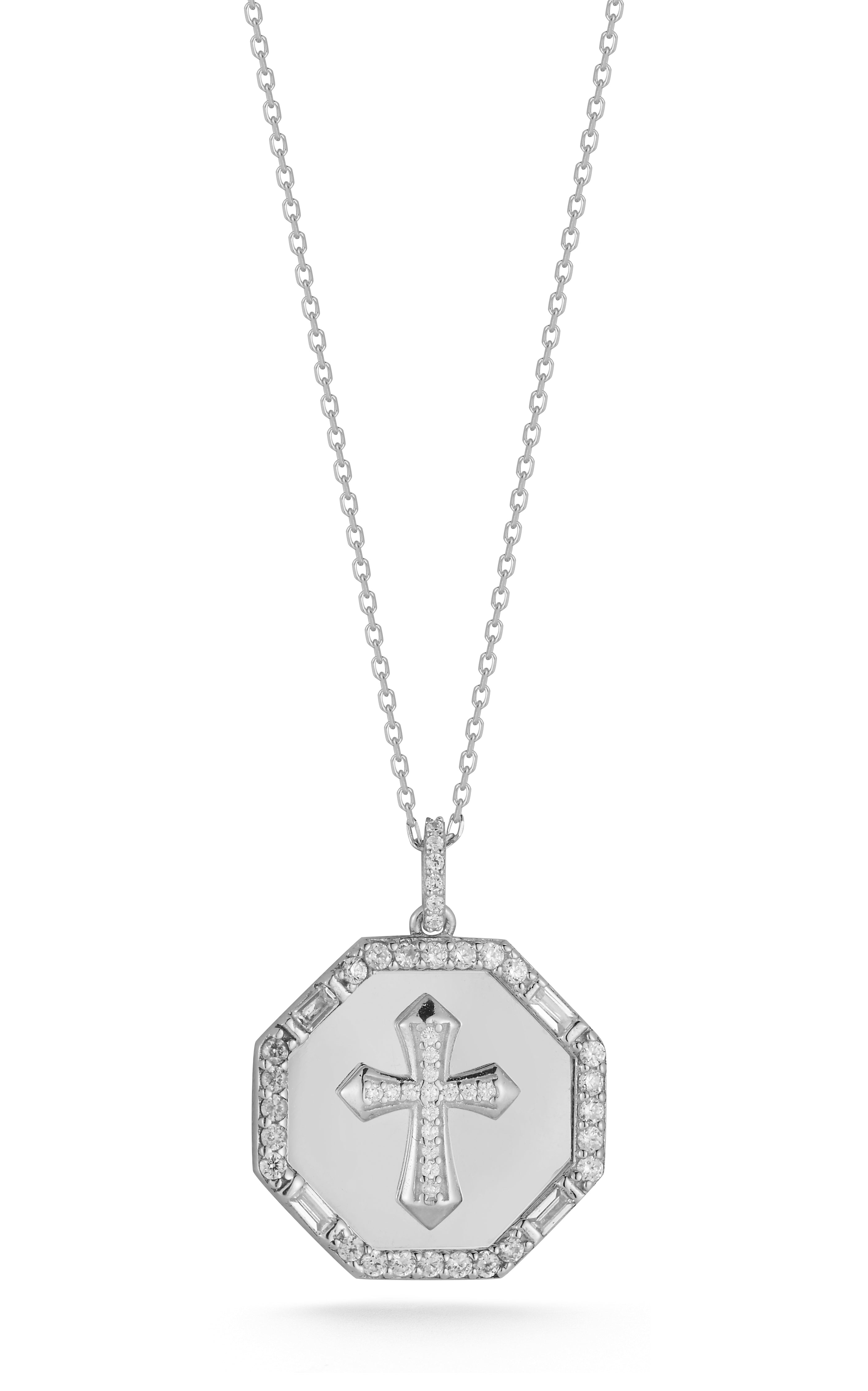 Cross Medallion Necklace