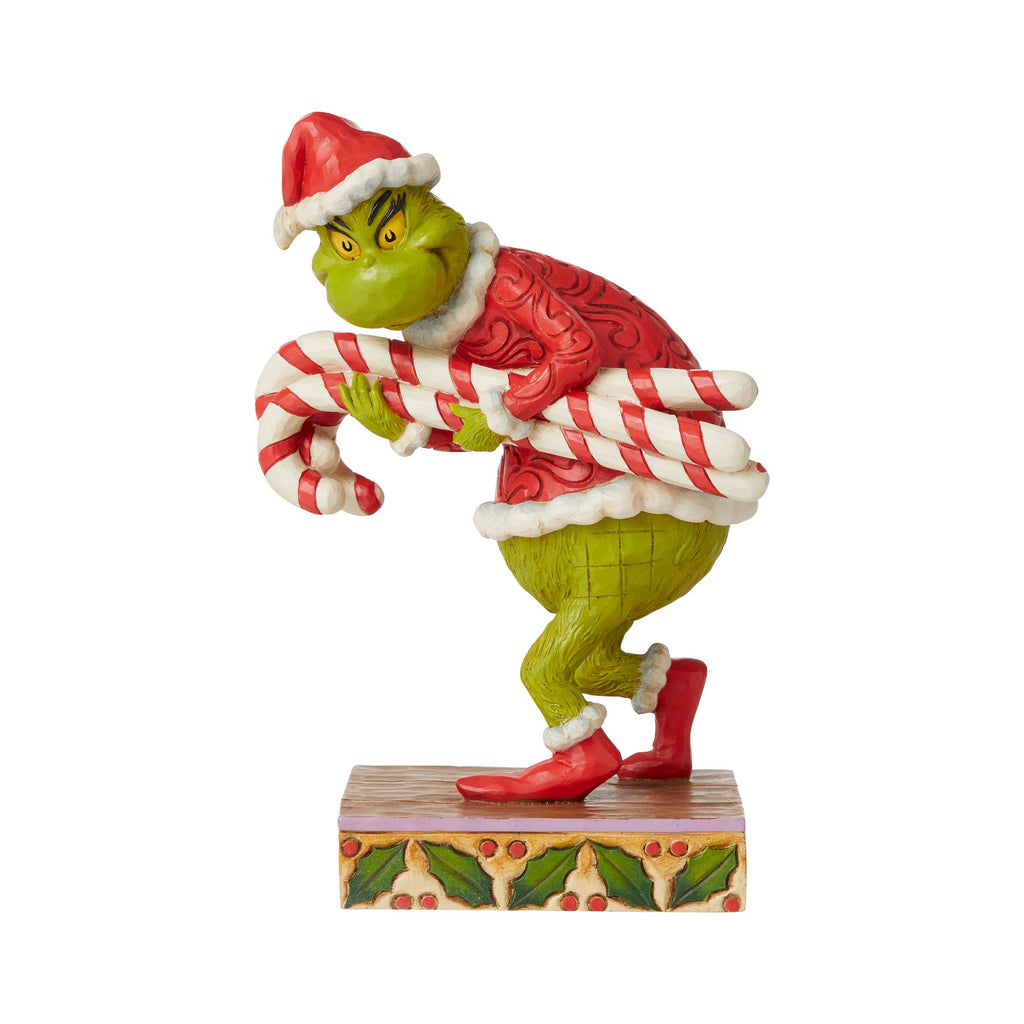 Grinch Stealing Candy Canes – Jim Shore