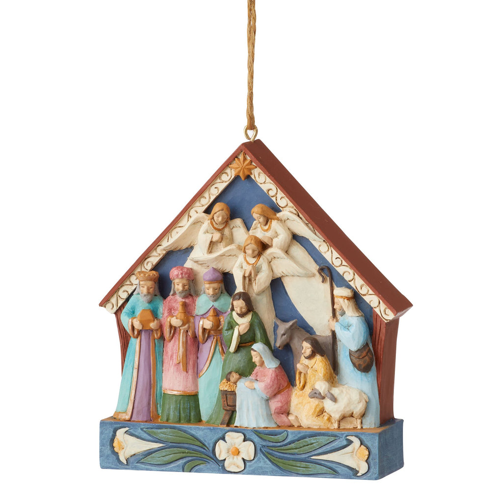 Nativity Stable Ornament – Jim Shore