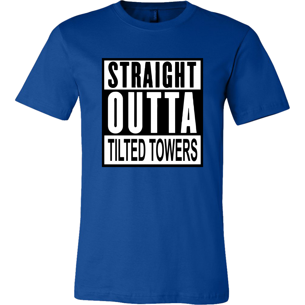 fortnite straight out of tilted towers outskirts t shirts - fortnite field day shirt