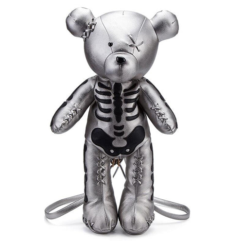 skeleton teddy bear