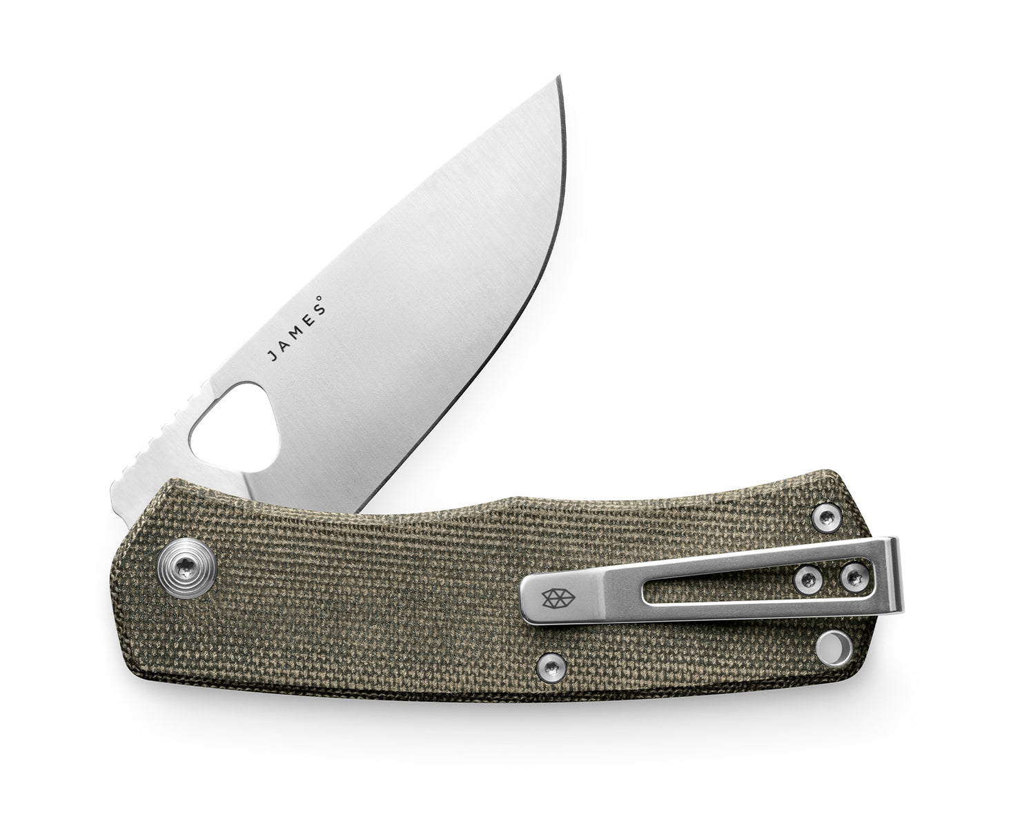 OD Green Micarta + Stainless / Straight