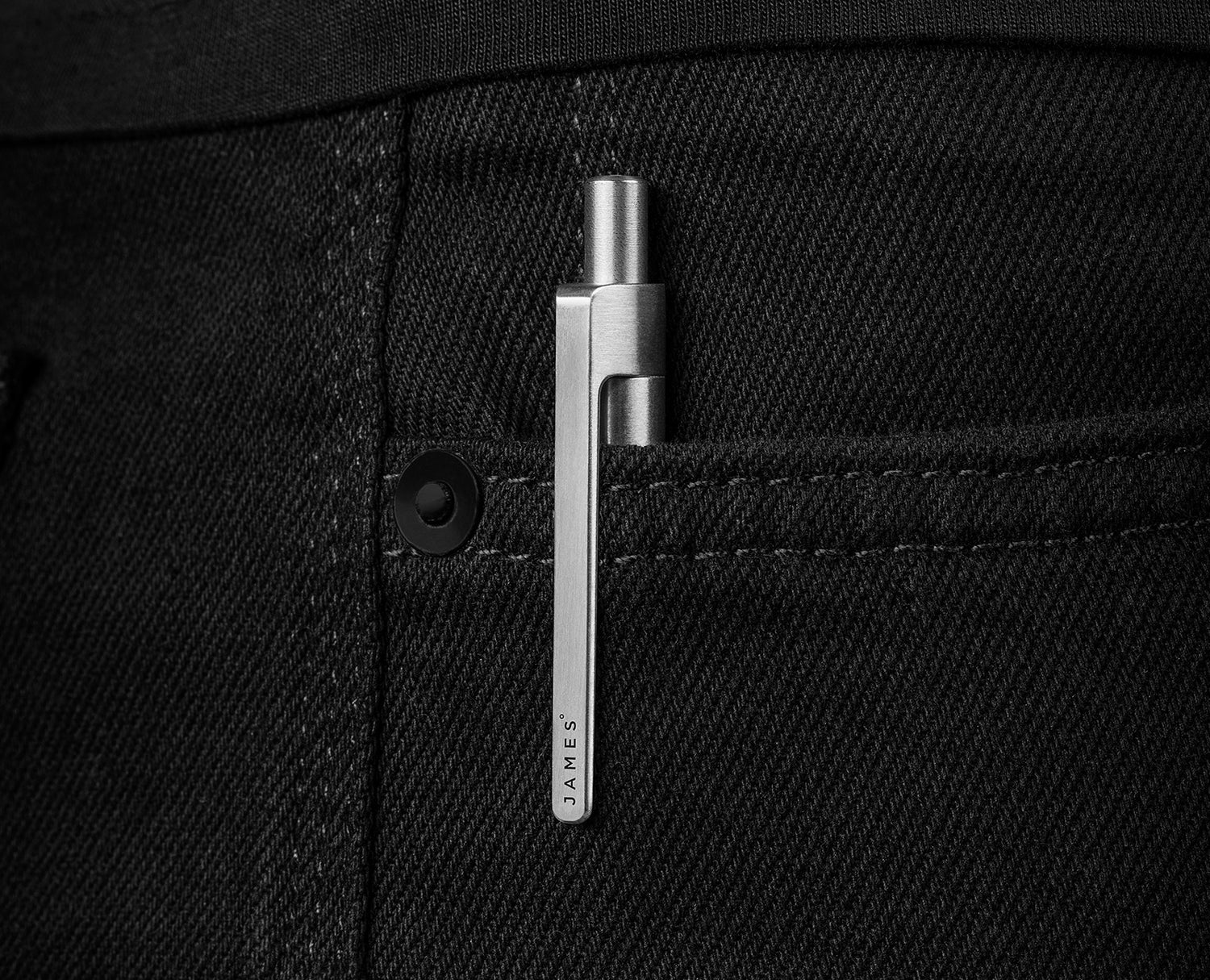 The Burwell - Stainless Steel EDC Click Pen – The James Brand