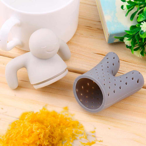 Infusor de té divertido en forma de hombre