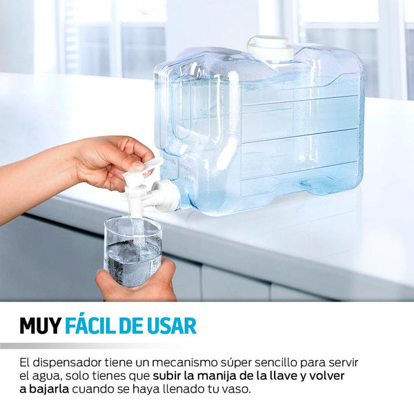 Balvi - H2O dispensador de Agua con Capacidad de 5,5 litros en plástico  PETG