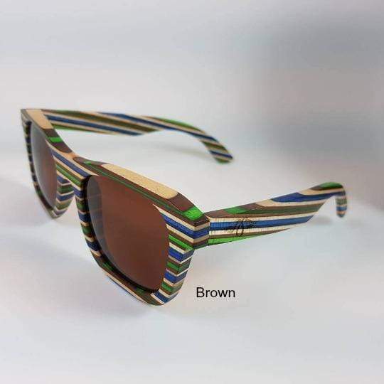 UV400 Polarized Bamboo Wood Sunglasses - Colorantic