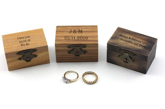 wood box ring