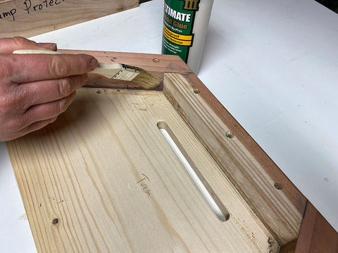 Cathedral Hive Assembly gluing Ends