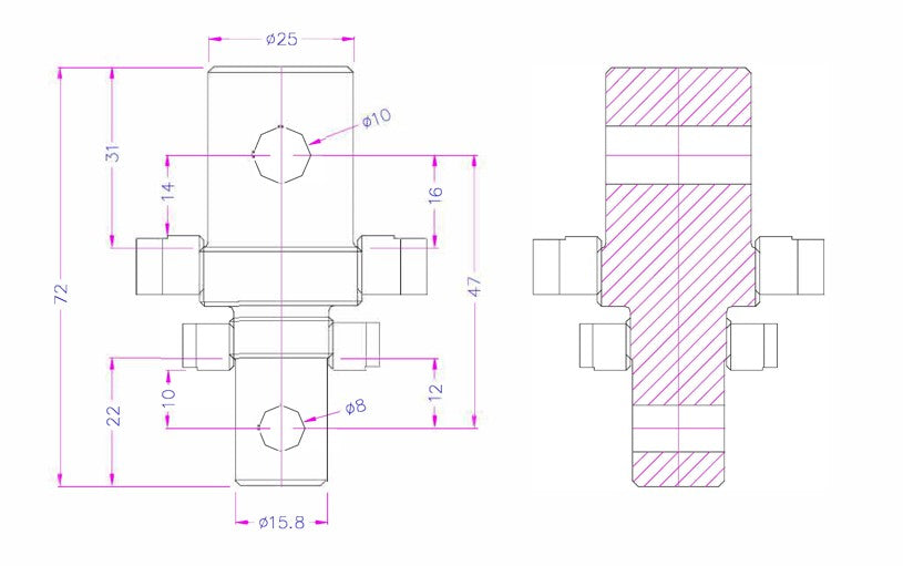 Eye end dimensions for A158-2510