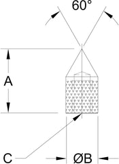 Cone attachment dimensions