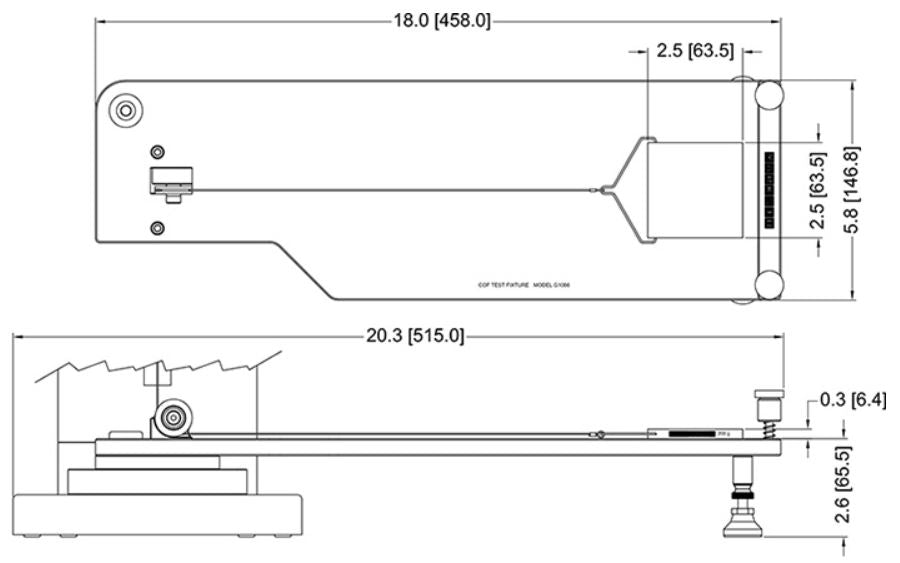 G1086 COF Fixture Dimensions