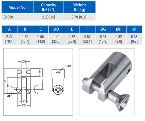 G1090 High Capacity Clevis Grip