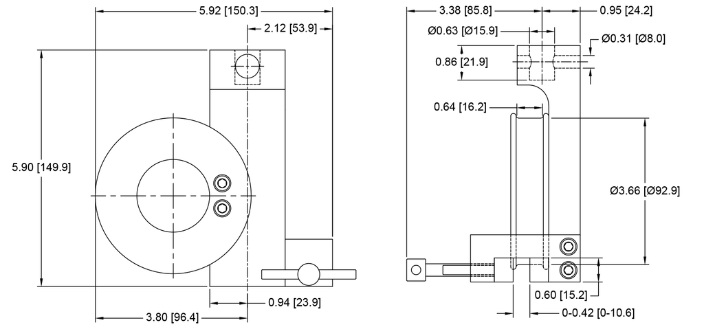 G1092 Dimensions