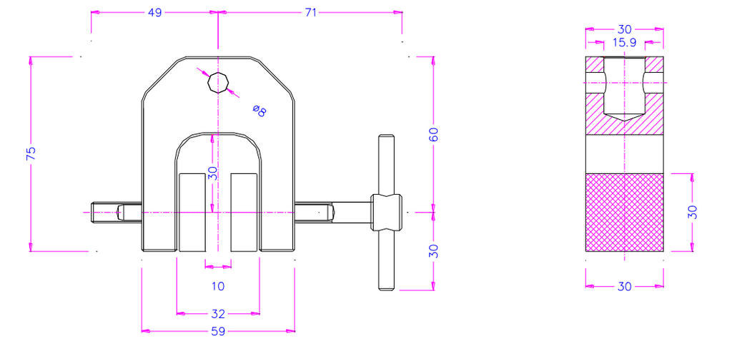 Vice Grip Dimensions