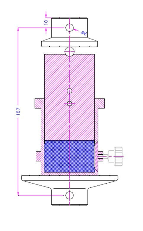 Dimensions for ECT Fixture