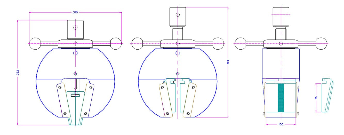 WGX100 Dimensions