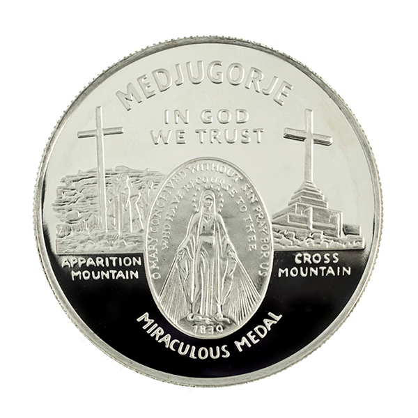 Why the Miraculous Medal Medjugorje Silver Round?
