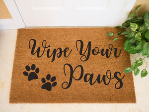 wipe your paws doormat