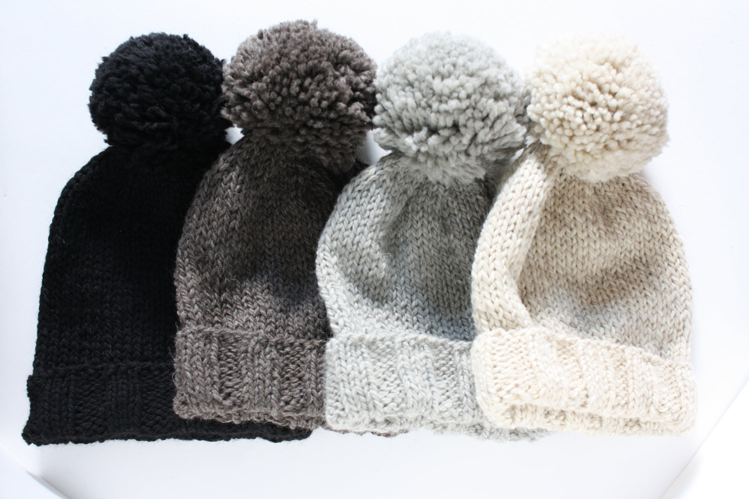 Knit Pompom Toque, made in Canada from pure wool – Westlake Knits
