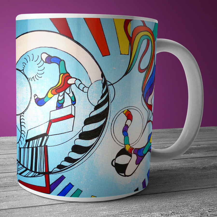 Rainbow Fun #3 - Coffee Mug
