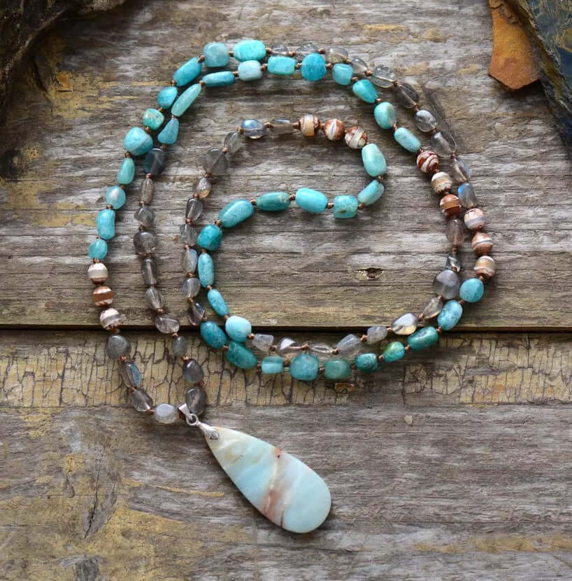 Spirit Stone Long Necklace