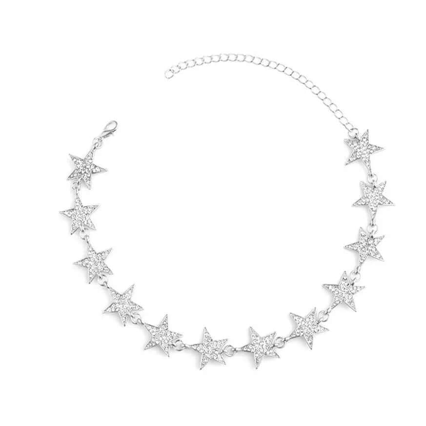 Dazzle Star Choker Necklace