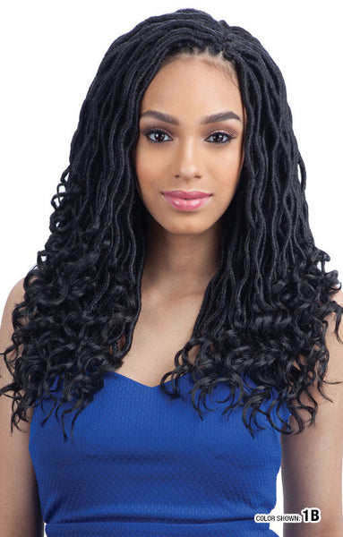 FreeTress: 2X Soft Curly Faux Loc 18 Crochet Braids