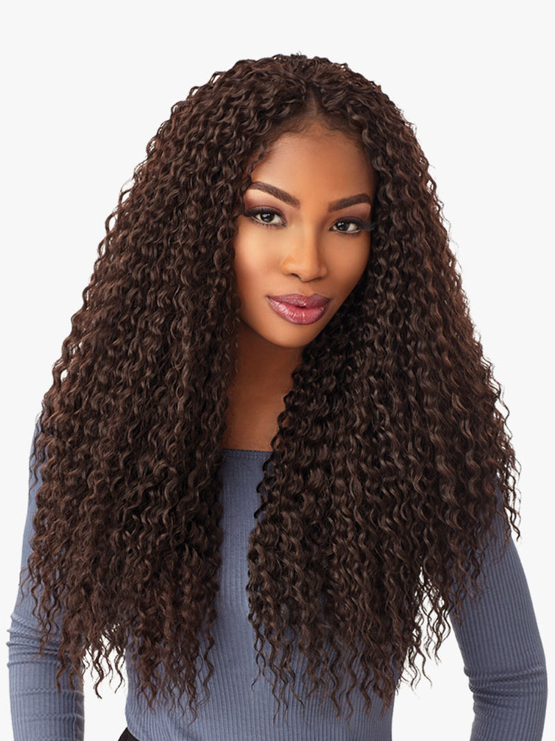 LuluTress Crochet Hair - Beach Curl 18