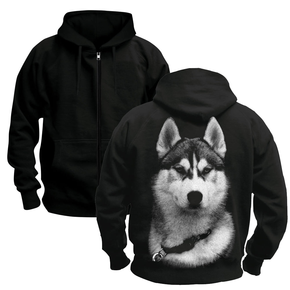 husky dog hoodie