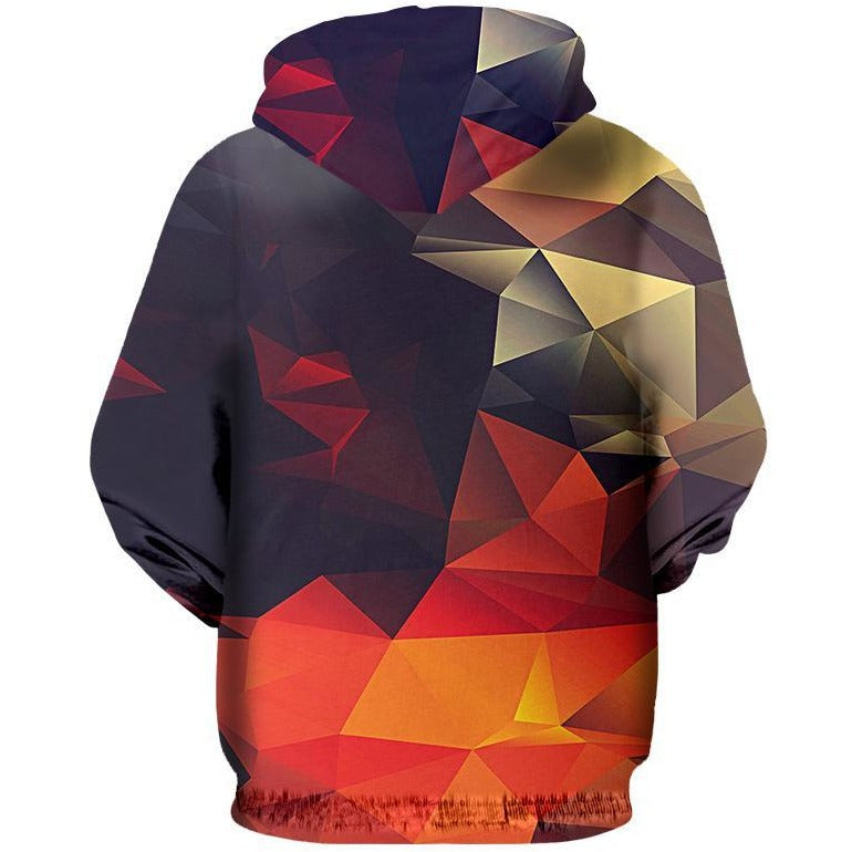 geometric 3d hoodie