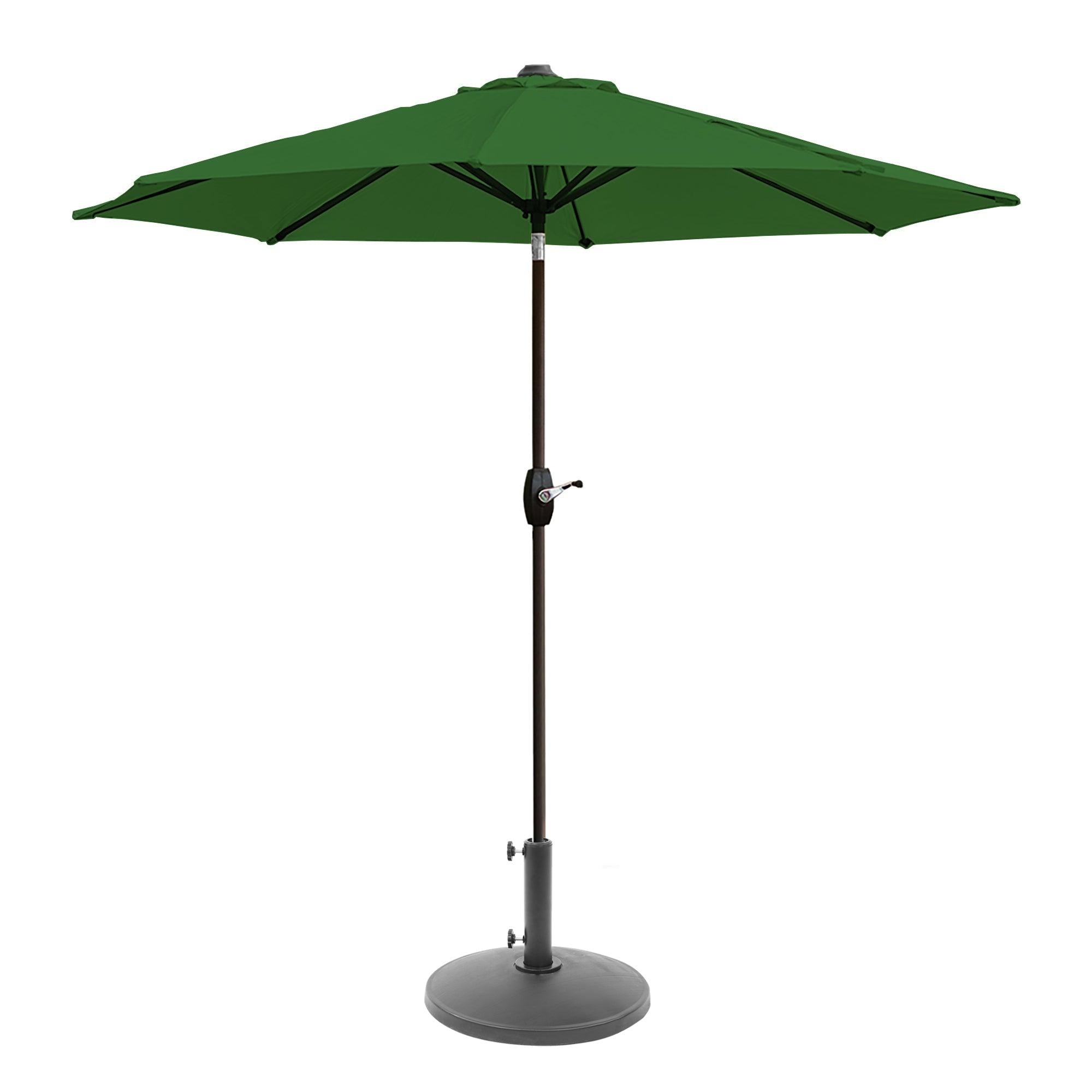 Cabana 9 Ft Patio Umbrella with Round Resin Concrete Base Included - Costaelm product image