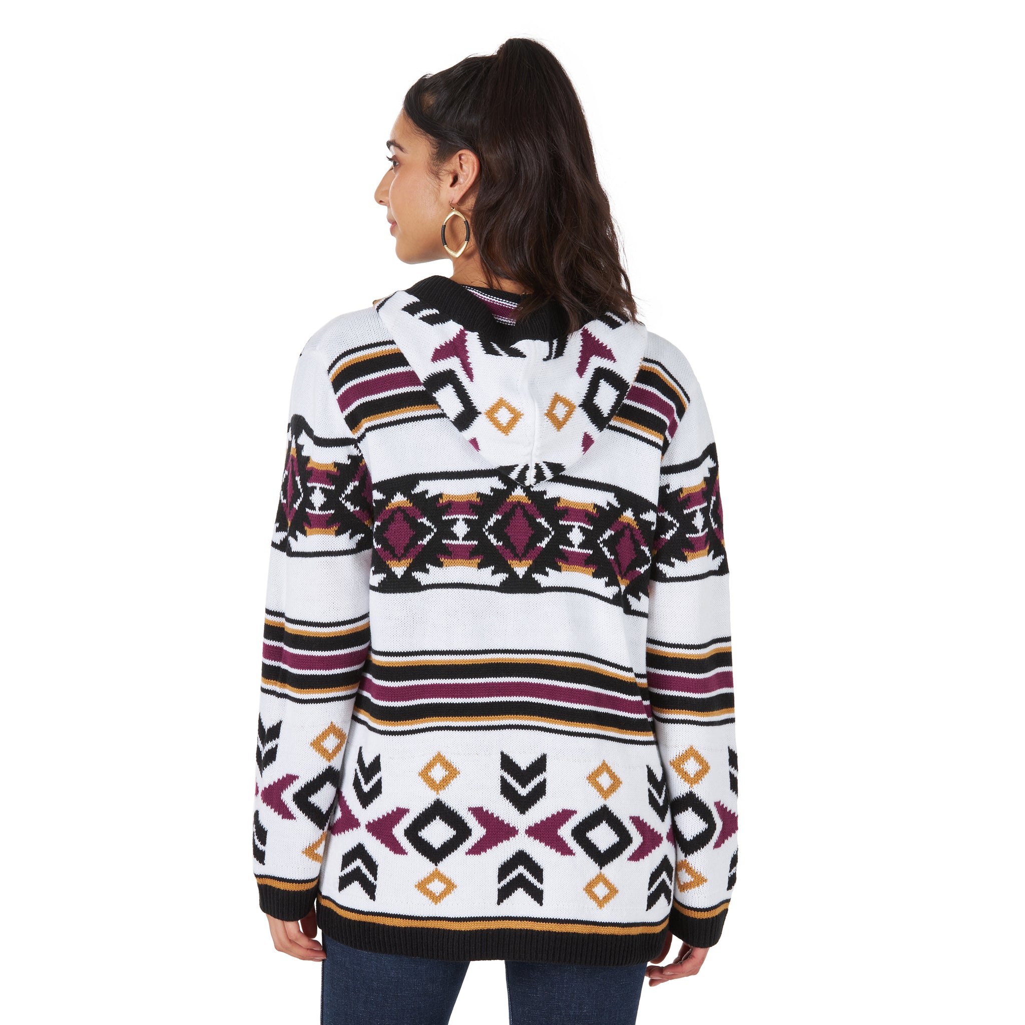 Women's Wrangler Retro L/S Southwestern Print Cardigan Sweater – Branded  Dusty Lane