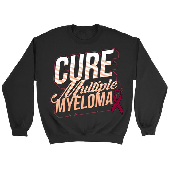 Burgundy Ribbon - Multiple Myeloma Awareness' Men's T-Shirt