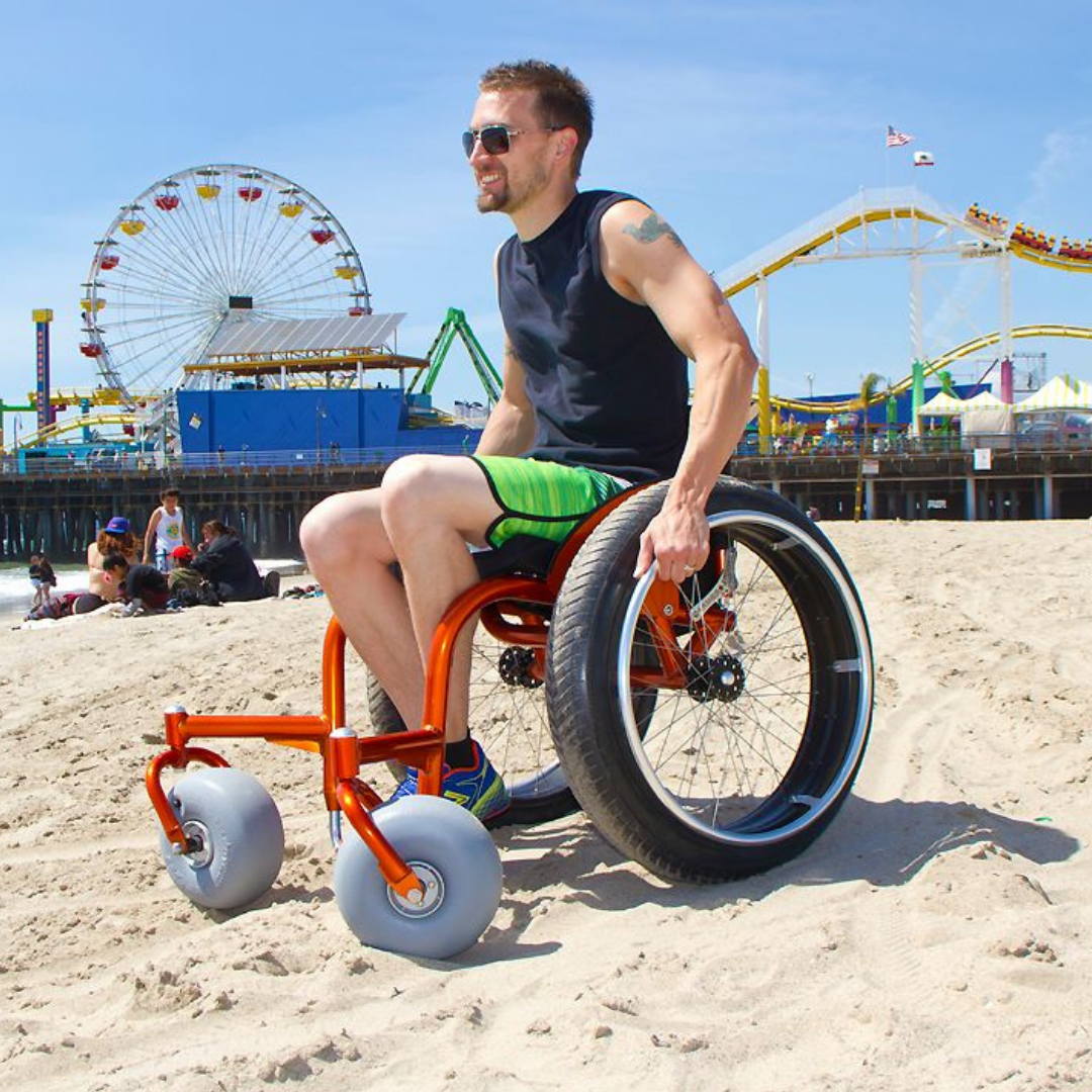 beach wheelchair tires