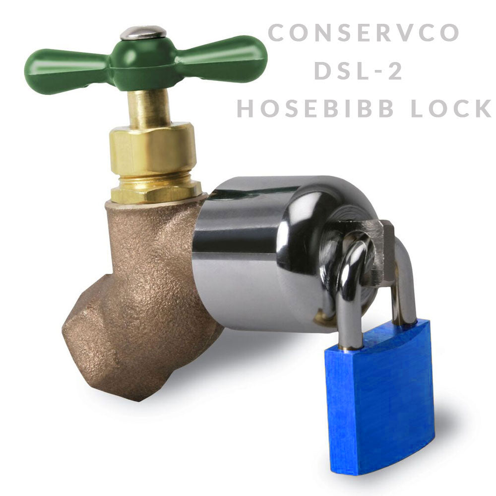 ConservCo® Hose Bibb Lock with Padlock DSL2