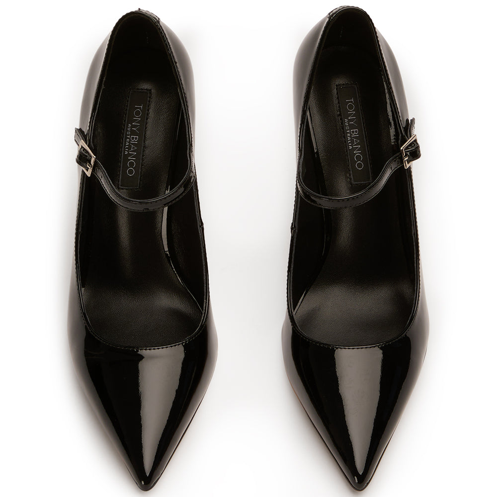 Ace Black Patent Heels - Tony Bianco